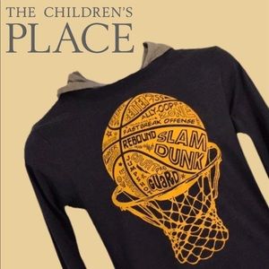 Cool Long Sleeve Hooded Graphic Shirt